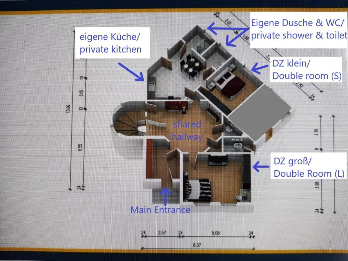 Villa Hanseart Luebeck - Privatzimmer In Zentraler Lage Exteriér fotografie